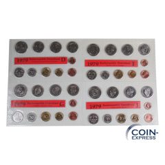 DM Kursmünzensätze Deutschland 1979 Stempelglanz - DFGJ