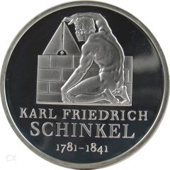 10 Euro Gedenkmünze Deutschland 2006 Spiegelglanz - Karl Friedrich Schinkel
