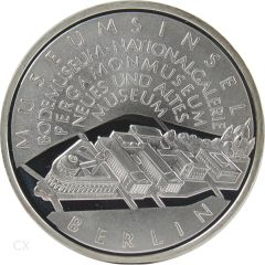 10 Euro Gedenkmünze Deutschland 2002 Spiegelglanz - Museumsinsel Berlin