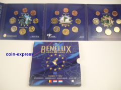 Euro Kursmünzensatz Benelux 2007 BU - Belgien + Niederlande + Luxemburg