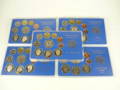 DM Kursmünzensätze Deutschland 1995 PP ADFGJ