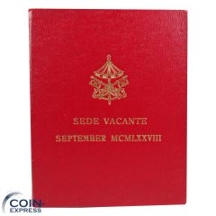 500 Lire Gedenkmünze Vatikan 1978 Sede Vacante September MCMLXXVIII