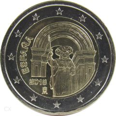 2 Euro Gedenkmünze Spanien 2018 - Santiago de Compostela