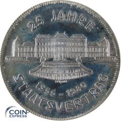 500 Schilling Gedenkmünze Österreich 1980 PP - Staatsvertrag