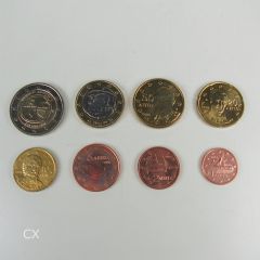 Euro Kursmünzensatz Griechenland 2009 mit 2 Euro Währungsunion
