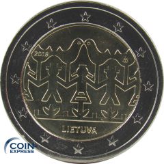 2 Euro Gedenkmünze Litauen 2018 - Gesang- und Tanzfestival