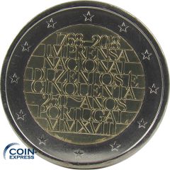 2 Euro Gedenkmünze Portugal 2018 - 250 Jahre Nationale Druckerei