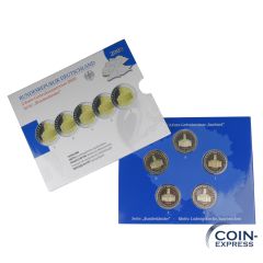 2 Euro Gedenkmünzenset Deutschland 2009 - Ludwigskirche Saarbrücken - Spiegelglanz