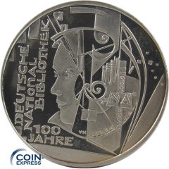 10 Euro Gedenkmünze Deutschland 2012 - Deutsche Nationalbibliothek