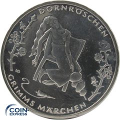 10 Euro Gedenkmünze Deutschland 2015 - Dornröschen