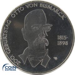 10 Euro Gedenkmünze Deutschland 2015 - Otto von Bismarck
