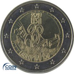 2 Euro Gedenkmünze Estland 2019 - 150 Jahre Liederfest 2 Euro Gedenkmünze Estland 2019 - 150 Jahre Liederfest
