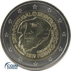 2 Euro Gedenkmünze Portugal 2019 - Magellan Weltumsegelung