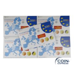 Euro Kursmünzensätze Deutschland 2009 PP ADFGJ