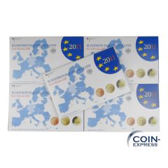 Euro Kursmünzensätze Deutschland 2011 PP ADFGJ