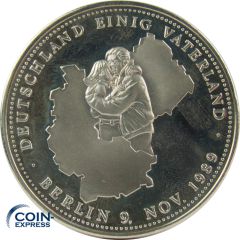 Medaille Deutschland Einig Vaterland - Berlin 9. November 1989