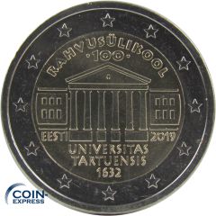2 Euro Gedenkmünze Estland 2019 - Universität Tartu