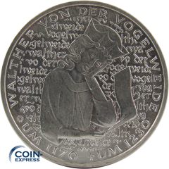 5 DM Gedenkmünze Deutschland 1980 D Walter von der Vogelweide