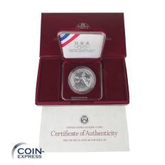 1 Dollar Gedenkmünze USA 1988 Olympia Seoul Fackel 1 Dollar Gedenkmünze USA 1988 Olympia Seoul Fackel