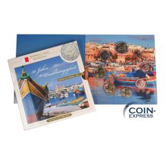 Euro Kursmünzensatz Malta 2014 Unabhängigkeit