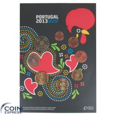 Euro Kursmünzensatz Portugal 2013 FDC