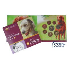 Euro Kursmünzensatz Irland 2012 BU Hund Euro Kursmünzensatz Irland 2012 BU Hund