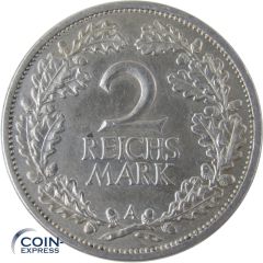 2 Reichsmark 1926 A Weimarer Republik