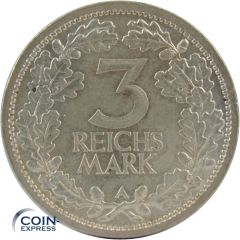 3 Mark Deutsches Reich 1931 A Weimarer Republik - J.349