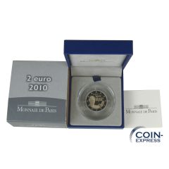 2 Euro Gedenkmünze Frankreich 2010 PP - Charles de Gaulle