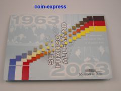 Euro Kursmünzensatz Frankreich - Deutschland 2003 BU