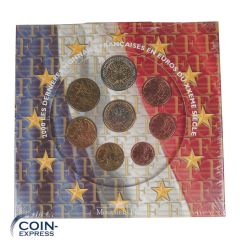 Euro Kursmünzensatz Frankreich 2000 BU