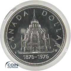 1 Dollar Gedenkmünze Kanada 1976 - Parlamentsbibliothek Ottawa