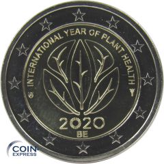 2 Euro Gedenkmünze Belgien 2020 - Jahr der Pflanzengesundheit