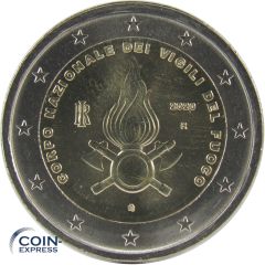 2 Euro Gedenkmünze Italien 2020 - Nationale Feuerwehr 2 Euro Gedenkmünze Italien 2020 - Nationale Feuerwehr