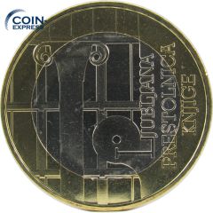 3 Euro Gedenkmünze Slowenien 2010 - Ljubljana Welthauptstadt des Buches