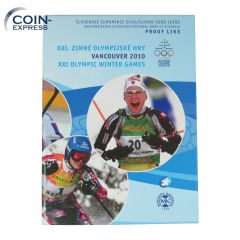 Euro Kursmünzensatz Slowakei 2010 PP Olympia Vancouver Euro Kursmünzensatz Slowakei 2010 PP Olympia Vancouver