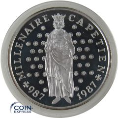 10 Francs Frankreich 1987 - Millenaire Capetien