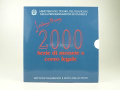 Lire Kursmünzensatz Italien 2000 BU - Stempelglanz