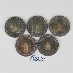 Alle 5 Stück 2 Euro Gedenkmünzen Deutschland 2006 - Holstentor - ADFGJ Alle 5 Stück 2 Euro Gedenkmünzen Deutschland 2006 - Holstentor - ADFGJ