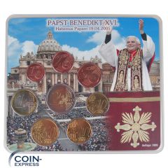 Euro Kursmünzensätze Deutschland 2005 - Papst Benedikt XVI.