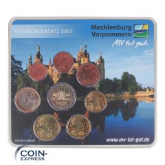Euro Kursmünzensätze Deutschland 2007 - Mecklenburg Vorpommern