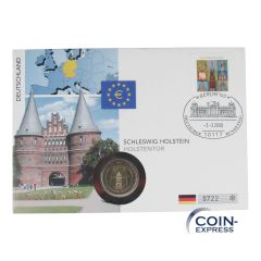2 Euro Deutschland 2006 Holstentor A im Numisbrief 2 Euro Deutschland 2006 Holstentor A im Numisbrief