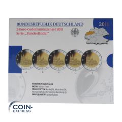 2 Euro Gedenkmünzenset Deutschland 2011 PP - Kölner Dom 2 Euro Gedenkmünzenset Deutschland 2011 PP - Kölner Dom