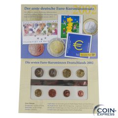 Euro Kursmünzensätze Deutschland 2002 PP J Deutsche Post