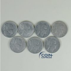 5 Lire Italien 1948 Trauben