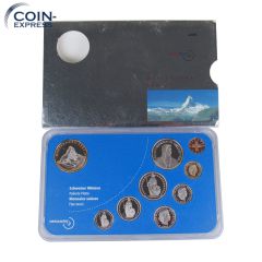 Franken Kursmünzensatz Schweiz 2004 PP - Matterhorn Franken Kursmünzensatz Schweiz 2004 PP - Matterhorn