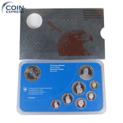 Franken Kursmünzensatz Schweiz 2008 PP - Steinadler Franken Kursmünzensatz Schweiz 2008 PP - Steinadler