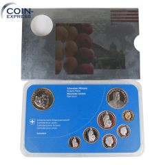 Franken Kursmünzensatz Schweiz 2011 PP - Berner Zibelemärit Franken Kursmünzensatz Schweiz 2011 PP - Berner Zibelemärit