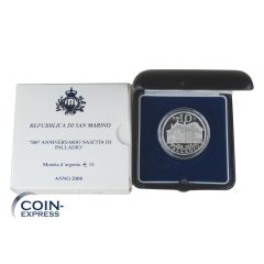 10 Euro Gedenkmünze San Marino 2008 Andrea Palladio