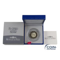 2 Euro Gedenkmünze Frankreich 2009 PP - Europäische Währungsunion